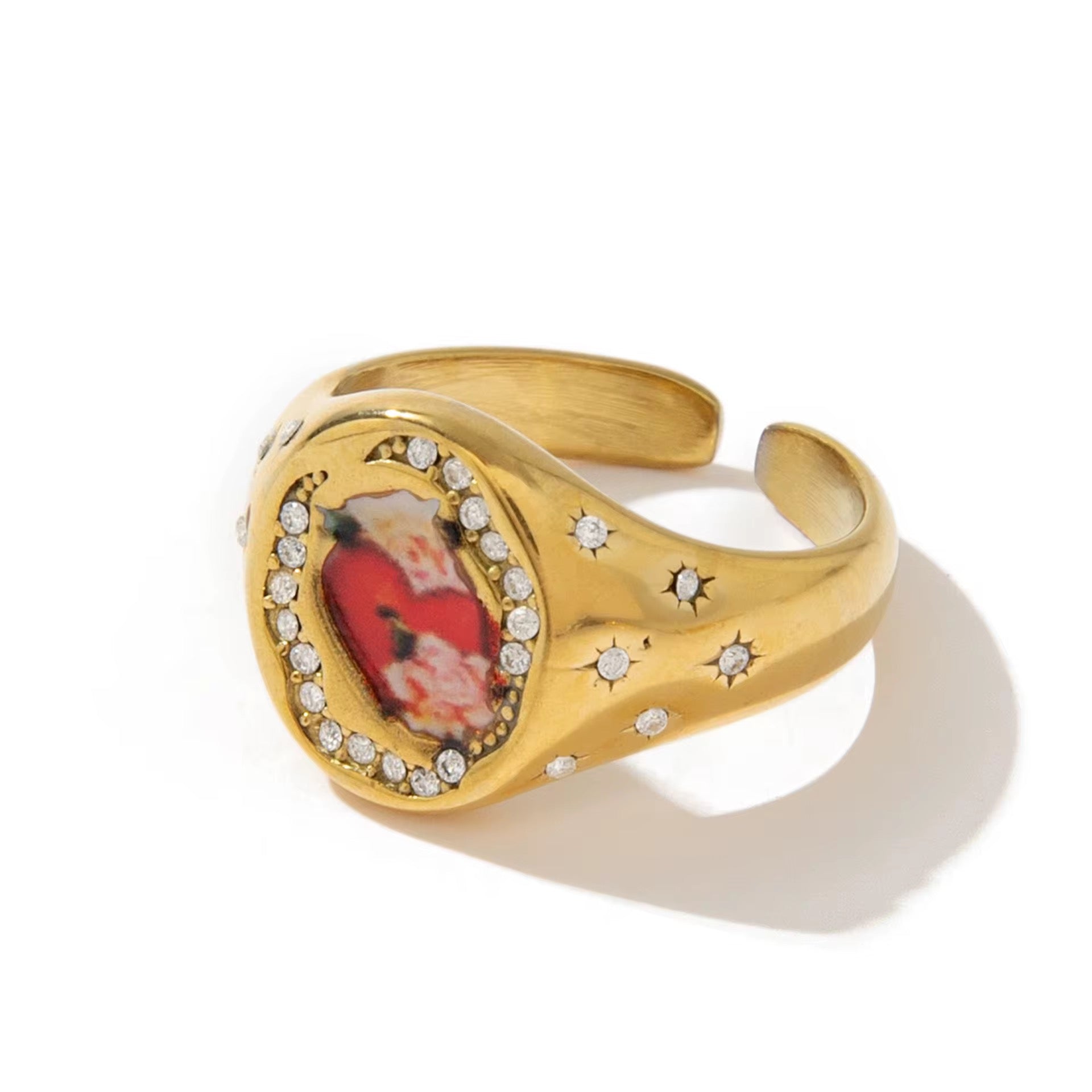 18K Gold Plated Vintage Style Rings